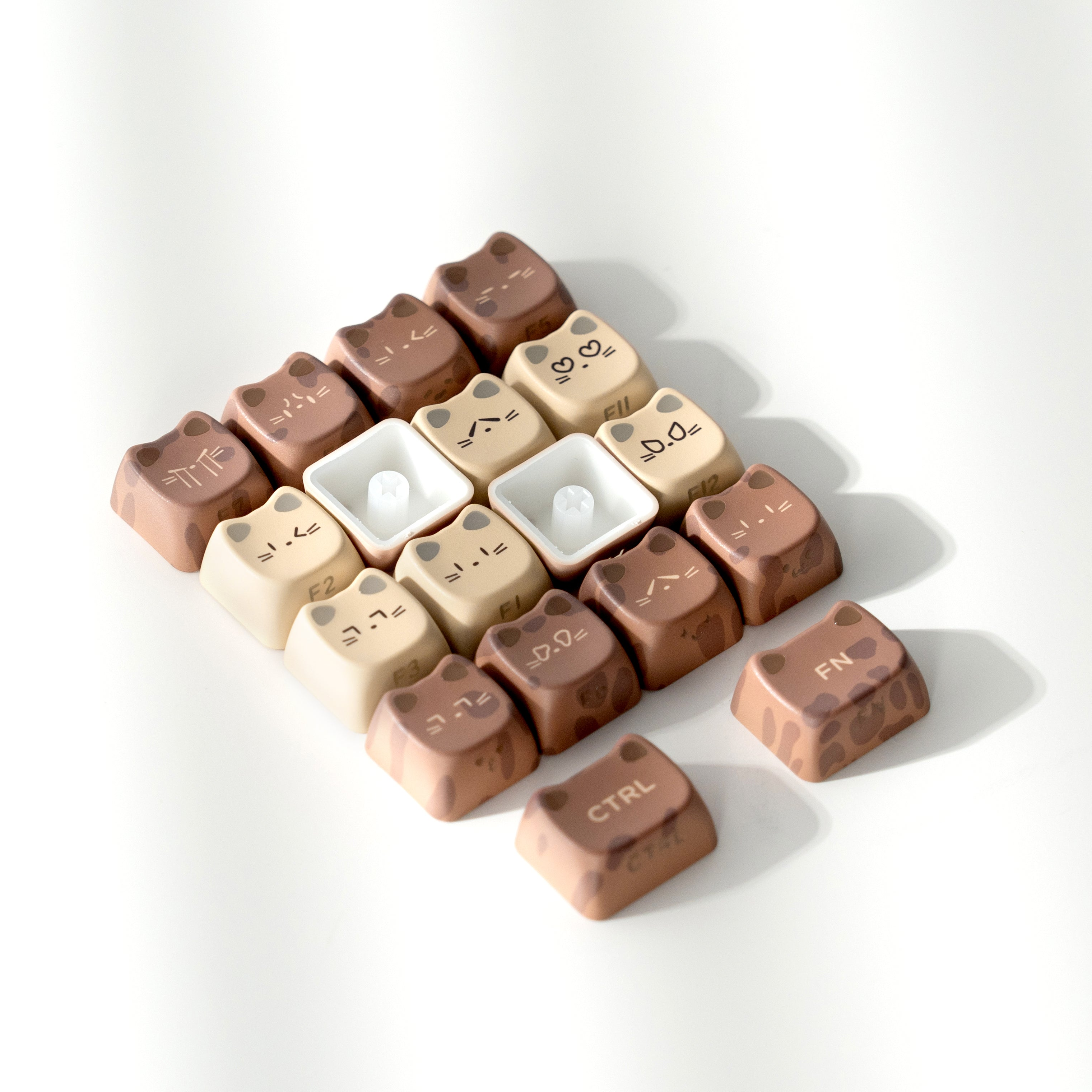 XVX Lumicat MAO Profile Side-Printed Shine-Through 113-Key Keycap Set