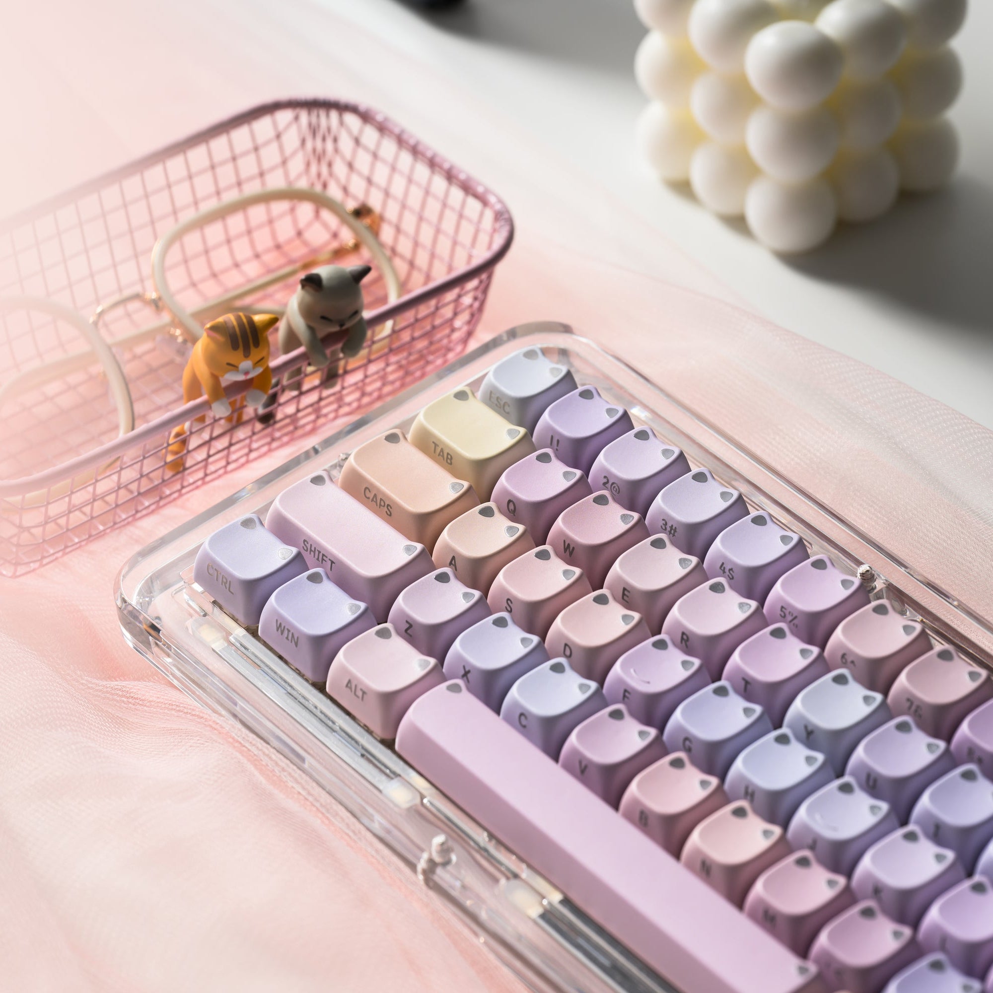 XVX Lumicat MAO Profile Side-Printed Shine-Through 113-Key Keycap Set